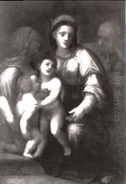 Vierge A L'enfant Et Saint Jean Baptiste - view 1