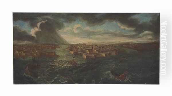 View Of The Port Of Valetta, Malta - view 1