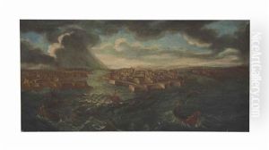 View Of The Port Of Valetta, Malta