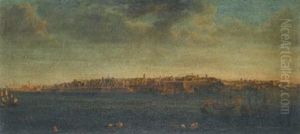 A View Of Valletta From The Grand Harbour, Taken From Castel Sant'angelo (+ 6 Others; 7 Works)