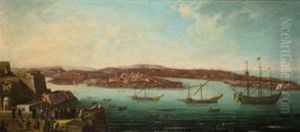 Malta, Vista De La Valetta Y El Fuerte Manoel by Alberto Pullicino