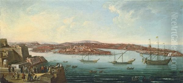 A View Of Marsamxett Harbour, Valletta - view 1