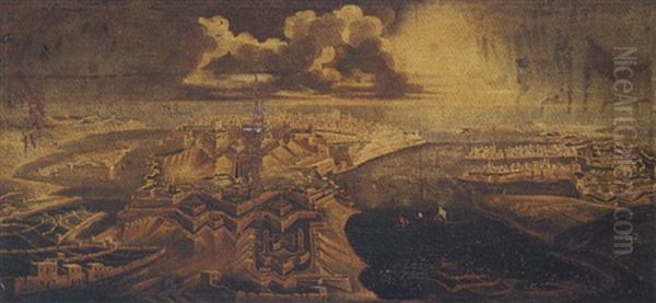 Malta, View Of The Grand Harbour, Valetta, And Its Environs - view 1