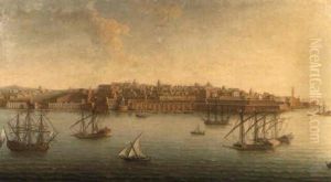A View Of Valletta From The Grand Harbour, Taken From Castel S. Angelo