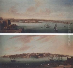 View Of Valetta From Marsamxett Harbour Taken From Fort Manoel