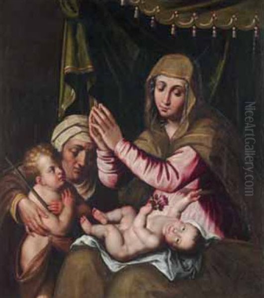 Madonna Con Il Bambino, Sant'elisabetta E San Giovannino - view 1
