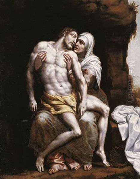 The Pieta (also Attributed To Bernardino Gatti, Il Sojaro) - view 1