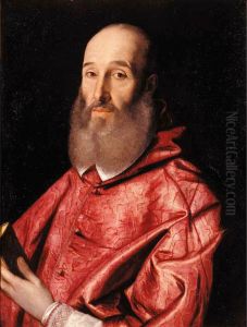 Portrait Du Cardinal Antoine Perrenot De Granvelle by Scipione Pulzone