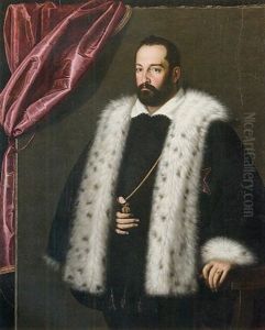 Ritratto Del Granduca Francesco I De'medici by Scipione Pulzone