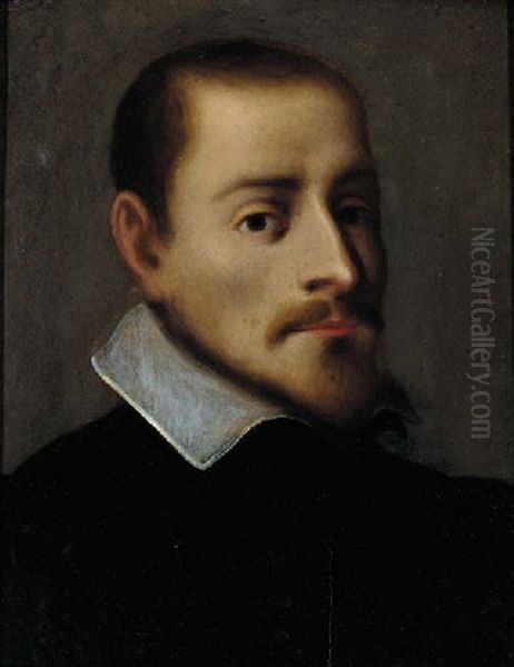 Portrait Of A Gentleman In A Black Doublet - view 1