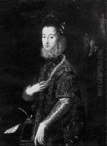 Portrait Of Princess Orsini by Scipione Pulzone