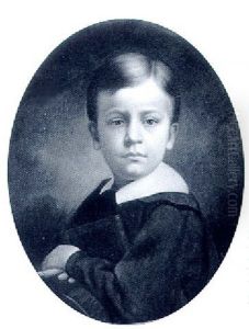 Portrait Of Charles D. Bostwick At Age 7 Portrait Of Charles D. Bostwick At Age 7