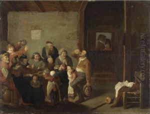 Interno Di Taverna by Hans Bollongier