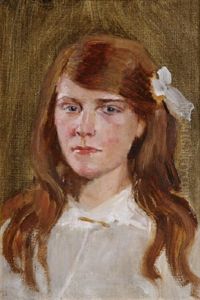 Girl With White Bow