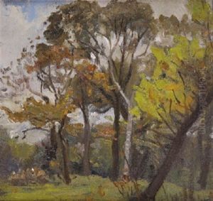 Trees Near Mespil House by Sarah Henrietta Purser