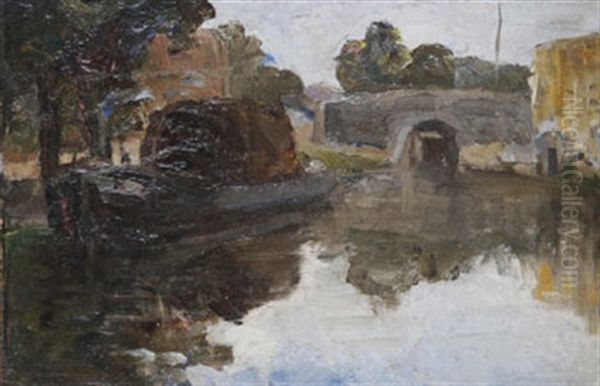 Turf Barge At Leeson Street Bridge - view 1