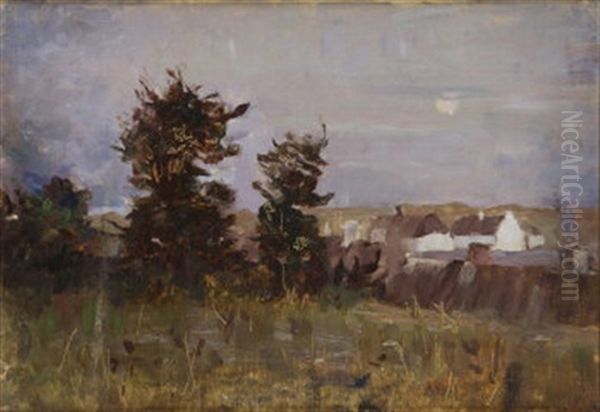 Cottages At Dusk - view 1