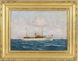 The American Motor Yacht Alician by T.G. Purvis
