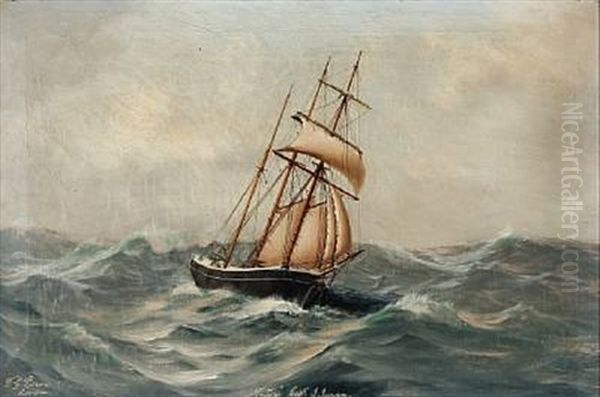 Ship Portrait Of Triton, Capt. J. Jensen - view 1