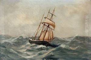Ship Portrait Of Triton, Capt. J. Jensen