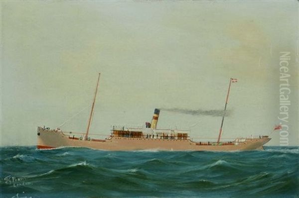 The Steamer Mexican Prince, The Steamer Umvotia (+ 2 Others, 3 Works) - view 1