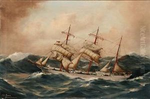 The Barque "inverlyon" by T.G. Purvis