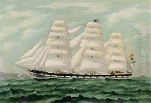 Englisches Vollschiff "lindisfarne" by T.G. Purvis