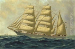 Dreimastbark "pallas" by T.G. Purvis