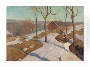 Early Spring Landscape by Vilhelms Purvitis