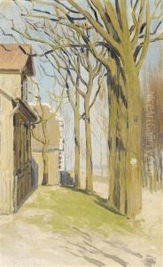Erstes Grun Hinter Dem Haus Am Park by Vilhelms Purvitis