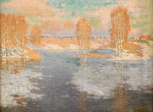 Lake In Autumn by Vilhelms Purvitis