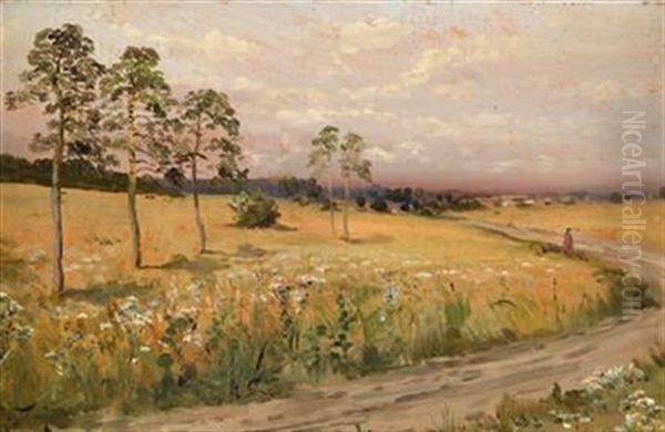Landscape With Figure On Pathway - view 1