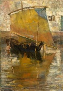 Bateau De Peche by Edmond Jean de Pury
