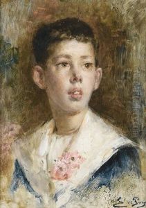 Bildnis Eines Knaben Im Matrosenkostum by Edmond Jean de Pury
