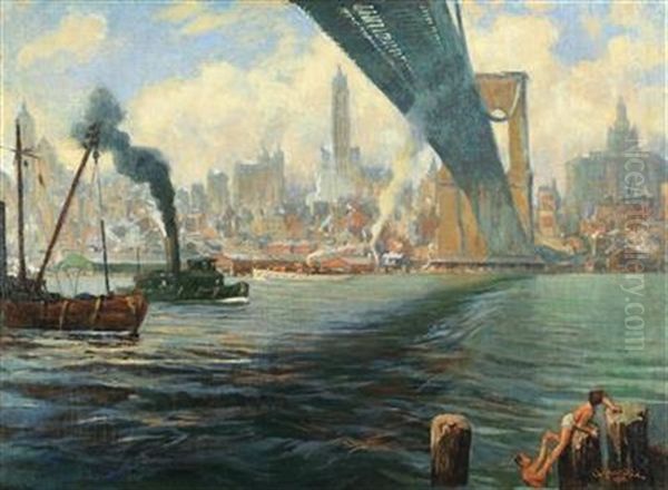 The Brooklyn Bridge - view 1