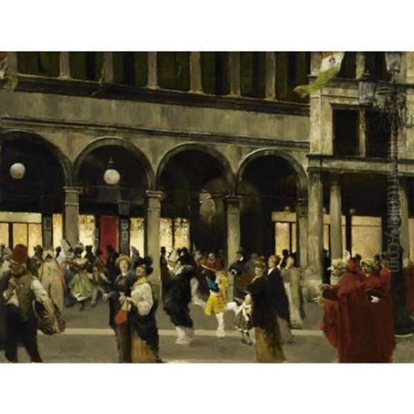 At The Cafe Florian, Venice - view 1