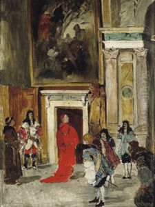 Audienz by Friedrich von Puteani