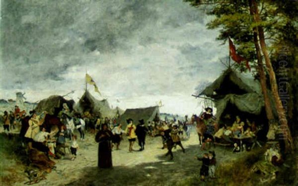 An Army Camp During The Thirty Years War - view 1