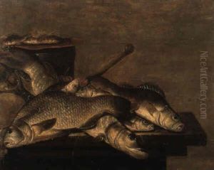 Stilleven by Pieter de Putter