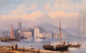 Puttner_josef Carl Berthold Stadt Am See by Josef Karl Berthold Puettner