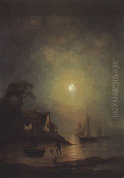 Heimkehr Des Seemanns Im Mondlicht - view 1