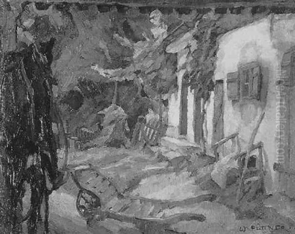Blick In Den Vorgarten Eines Bauernhofes - view 1