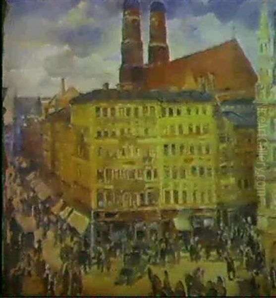 Der Rathausplatz In Munchen - view 1