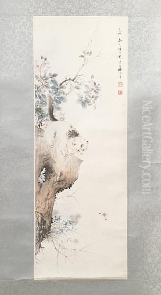 Cat And Butterfly - view 1