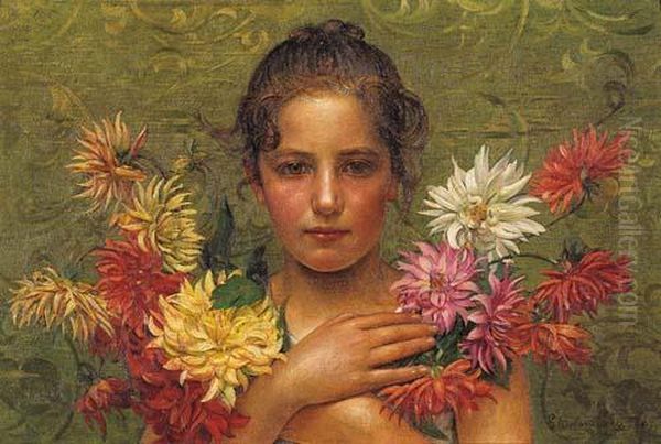Ragazza Con Fiori - view 1