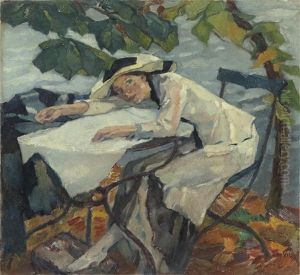 Im Garten by Leo Putz