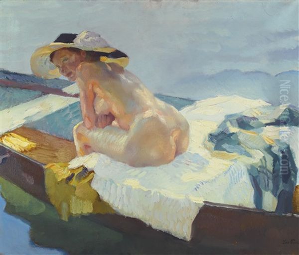 Im Kahn (the Rowboat) - view 1