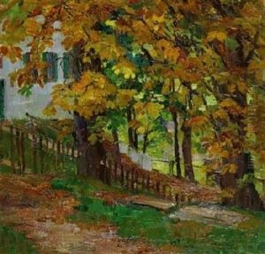 Schlos Hartmannsberg (collab. W/hans Roth) by Leo Putz