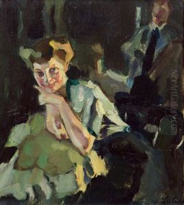 Tico Mewes Im Atelier by Leo Putz