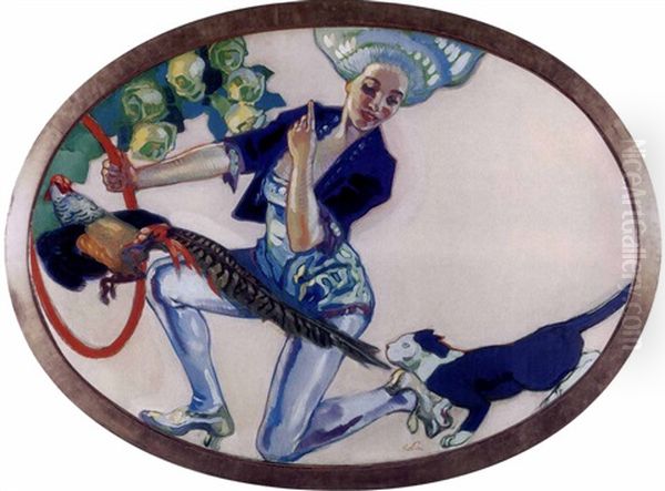 Holgy Papagajjal (lady With A Parrot) - view 1
